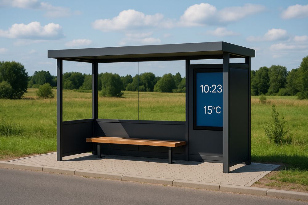 Stati autobuz smart / inteligente-proiectare/ finalizare /digitalizare