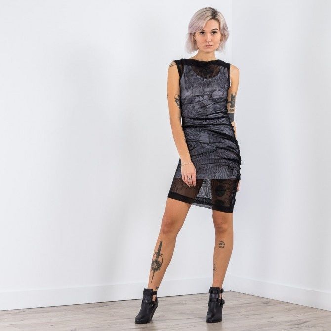 Diesel D-Noelia Double Dress Дизел Рокля xxs / xs 32 / 34