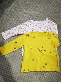 Set bluzițe bebeluși, mărimea 74, brand Next UK