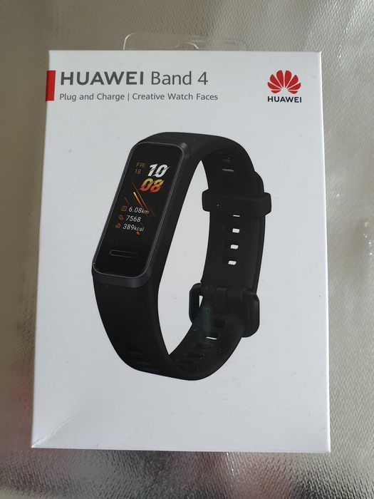 HUAWEI Band 4 Sport Band Фитнес гривна - Черен (Graphite Black)