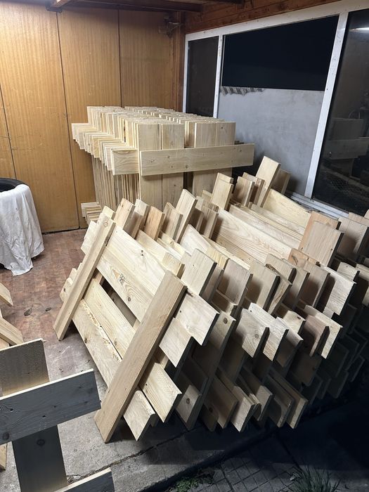 Дървени пана за ограда