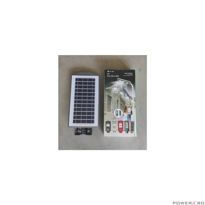 Lampa, proiector 40W, cu incarcare solara, cu lupa, Led