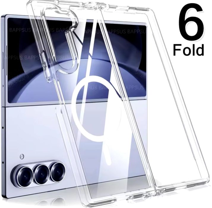 Samsung Z FLIP 5 Z FLIP 6 Z FOLD 5 6 7 Husa Magsafe Type Clear Slim