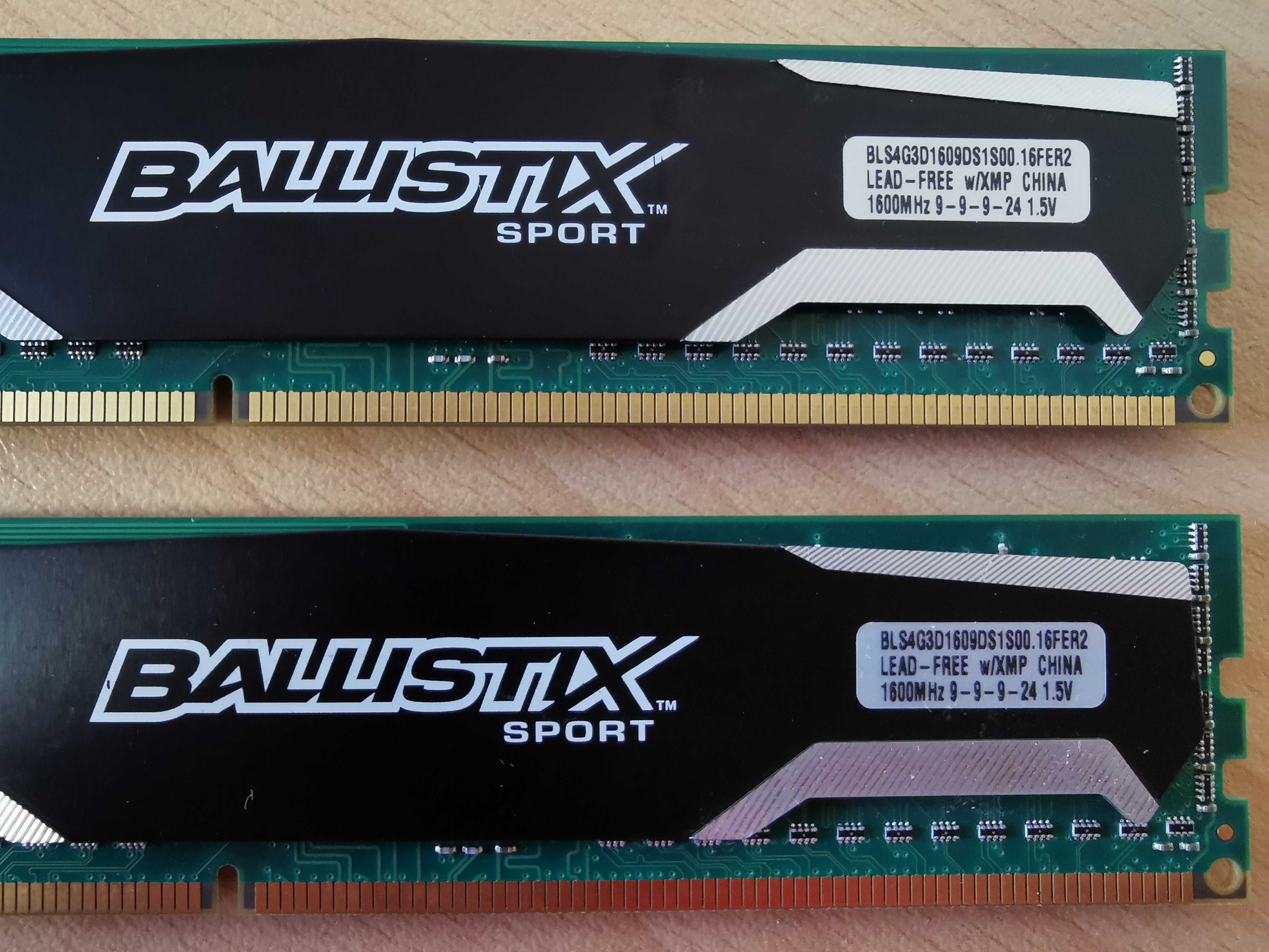 ПРОМО Crucial Ballistix Sport 8GB kit (2x 4GB) DDR3 1600MHz рам памет