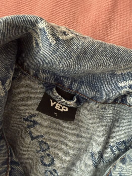 Дамско дънково яке ново