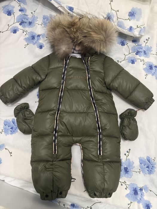 Куртка зимняя для мальчика цвет хаки. Р 18мес.