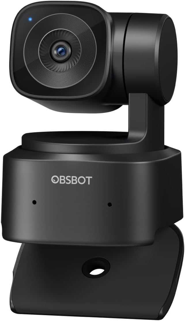 OBSBOT Tiny SE 1080P 100FPS уеб камера, AI проследяване, 1/2.8" сензор