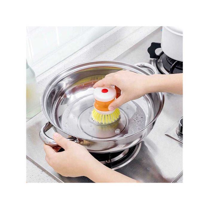 Perie de spalat vase cu distribuitor lichid