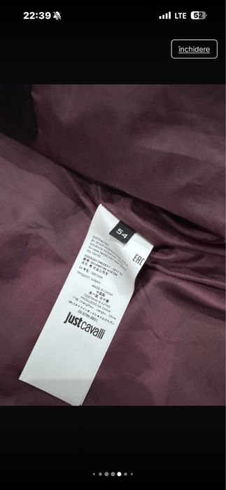 Geaca Just Cavalli marime 54- xxl