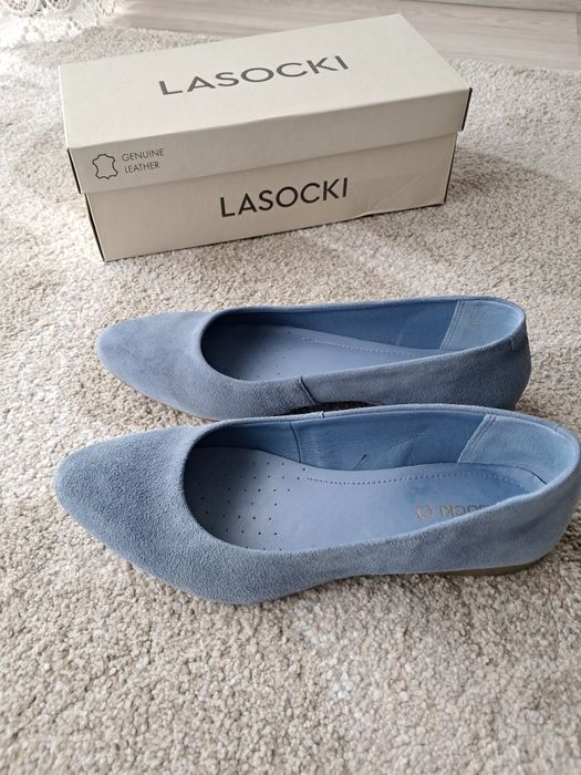 Pantofi piele intoarsa Lasocki mar.38