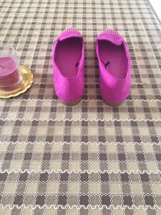 Vand balerini HM, fucsia, marime 40,