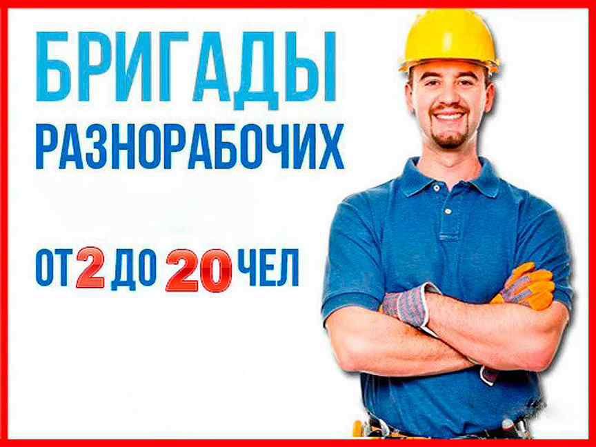 Услуги разнорабочих любые работы.