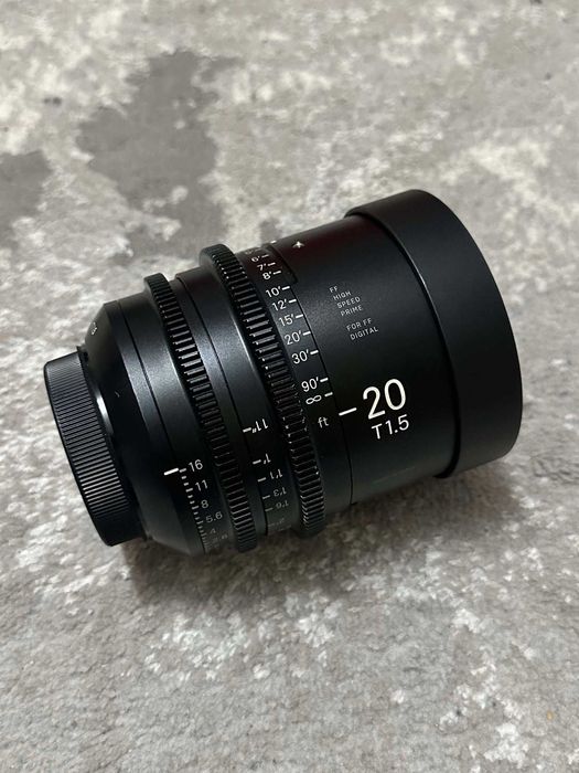 Obiectiv Sigma 20mm T1.5 pentru Canon Sigma Cinema