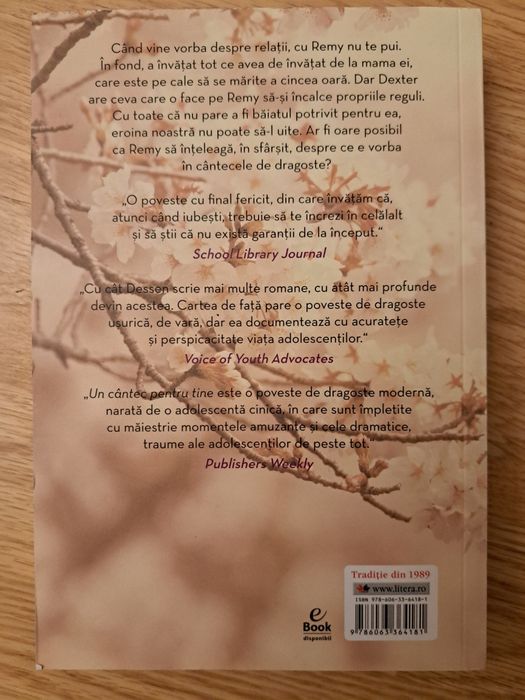 S.Dessen"Un cantec pentru tine"; J.A.Nielsen "Rezistenta" etc.