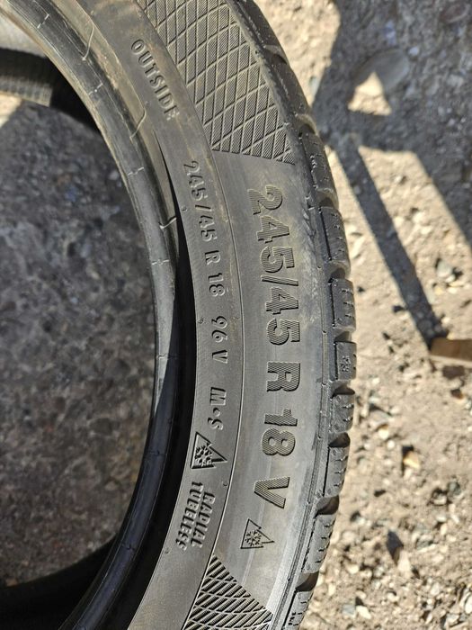 SET 4 Anvelope Iarna 245/45 R18 CONTINENTAL WinterContact ras