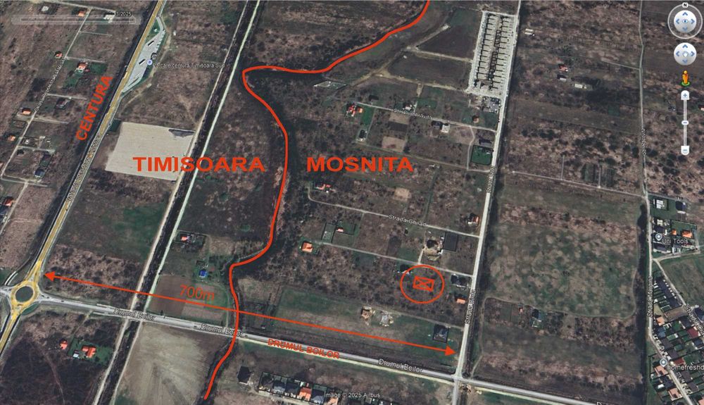 Teren intravilan Mosnita 564mp