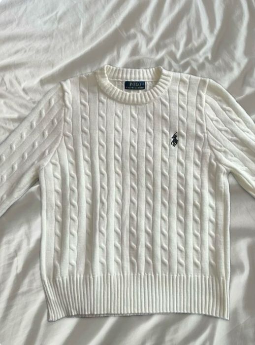 Ralph Lauren Sweaters White&Darkblue