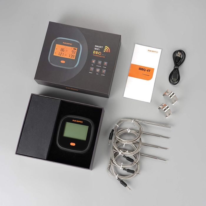 Termometru smart wifi pt carne Inkbird IBBQ-4T,sigilat