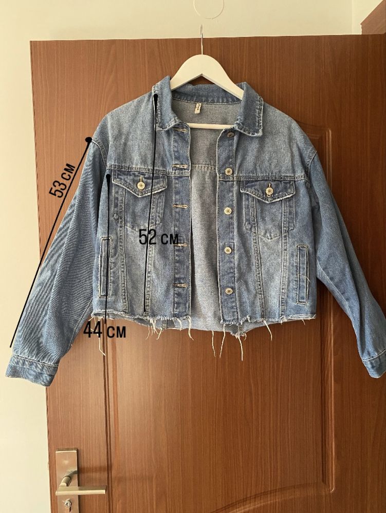Дънково яке oversize