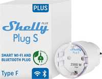 Priză inteligentă Shelly Plus Plug S Bluetooth și Wi-Fi