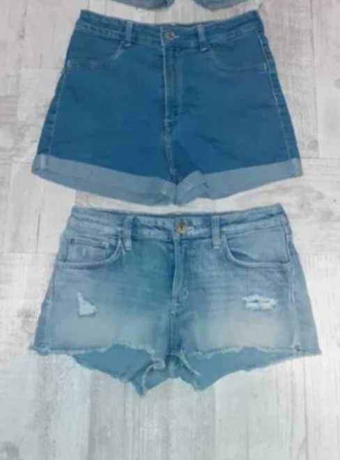 Blugi pana la genunchi mas XS, Pull&Bear+ pantaloni scurti