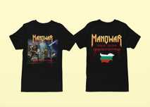 Рок тениска Manowar Двустранен печат Всички размери