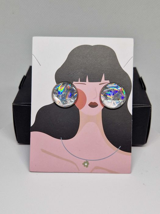 Cercei handmade rasina epoxidica