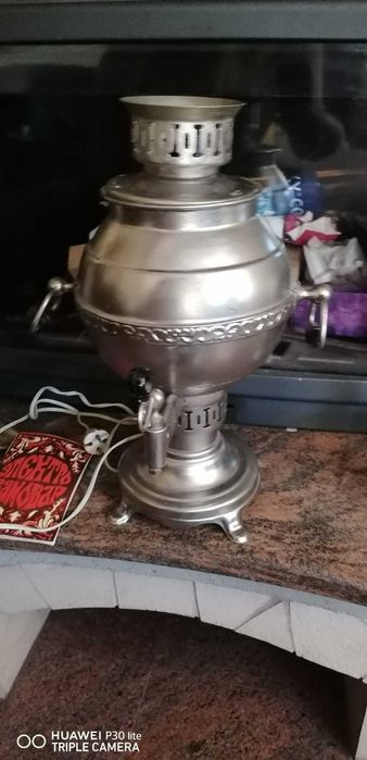 Samovar electric+cablu, capacitatea 3 l, made in URSS, nou