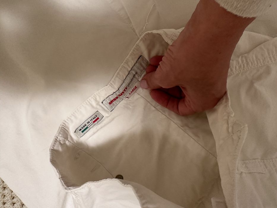 Памучна пола с висока талия