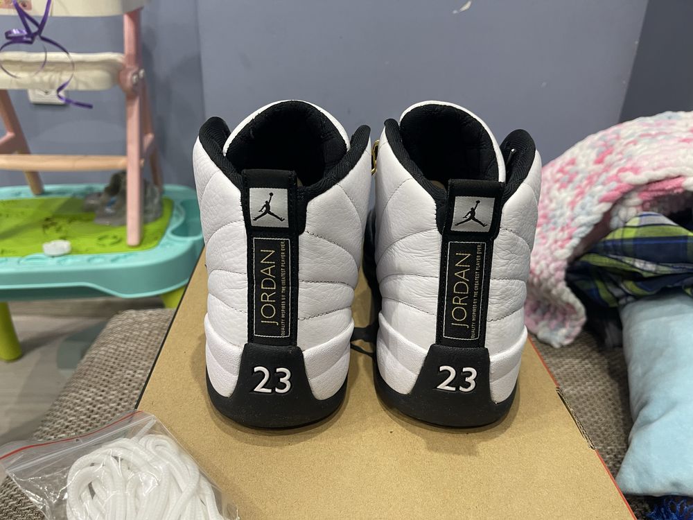 Nike Air Jordan 12 Retro Royalty Taxi Uptempo Federer Lebron Kobe NBA