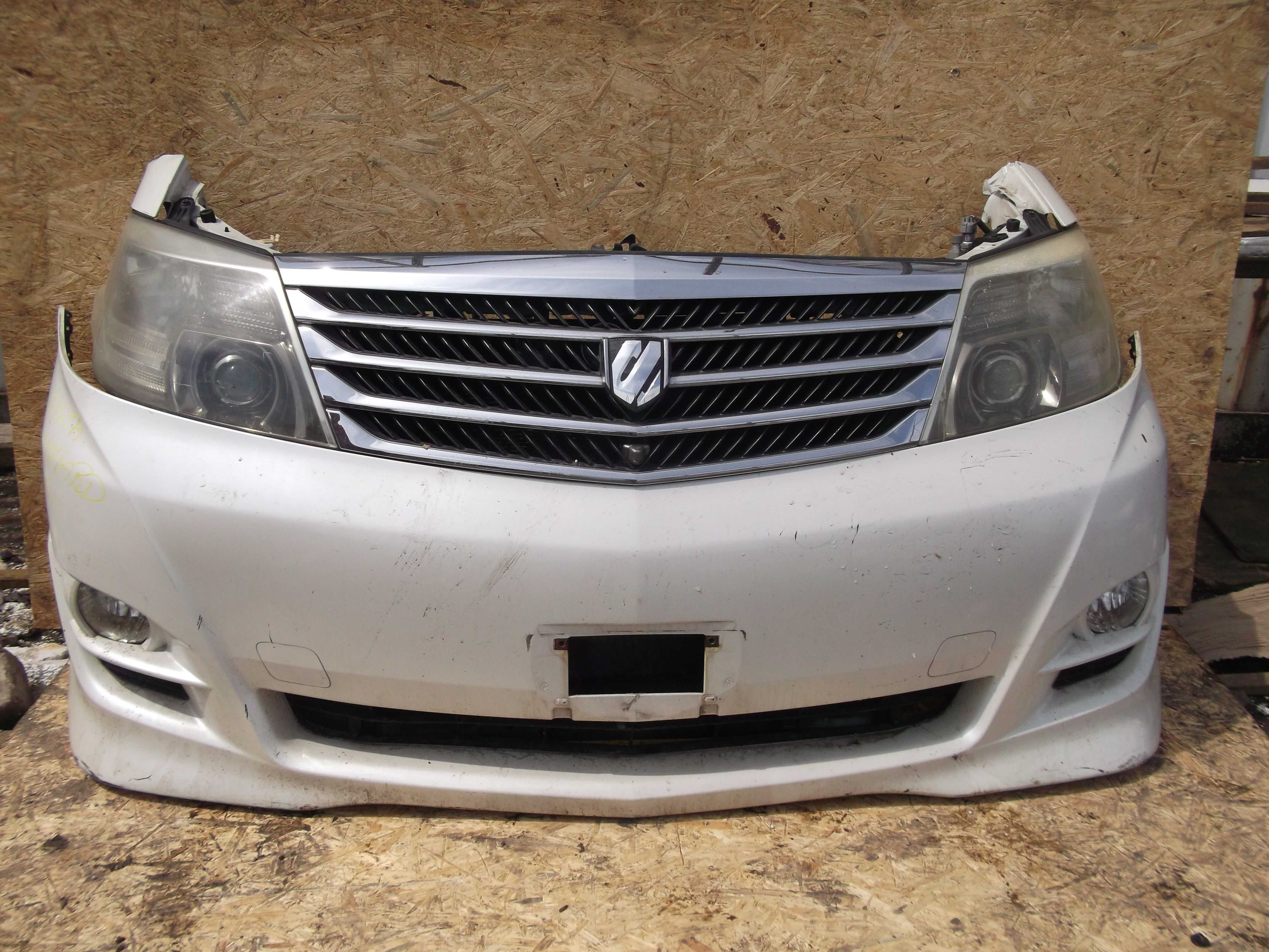 Ноускат Toyota Alphard (02-08) рест (фара, бампер, радиатор, телевизор