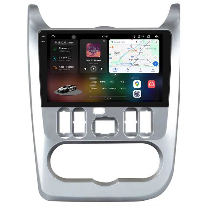 Navigatie Dedicata Dacia Logan/Sandero/Duster 9Inch, BT, Wi-Fi Carplay