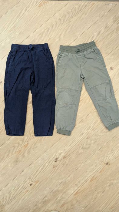 Лот детски панталони h&m размер 116 5-6 години, лен, памук, за момче