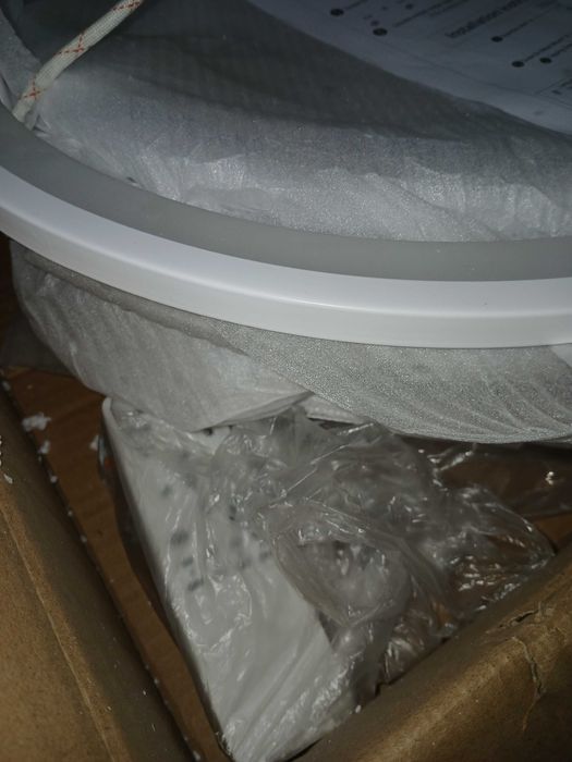 Lustra LED Ganeed 8 inele, 100W, lumina reglabila 3000-6500K