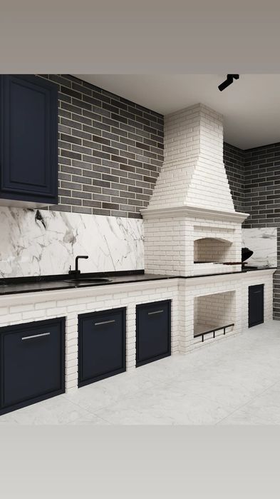 По проекту летние кухни помпейские печи, барбекю,очаги, тандыры