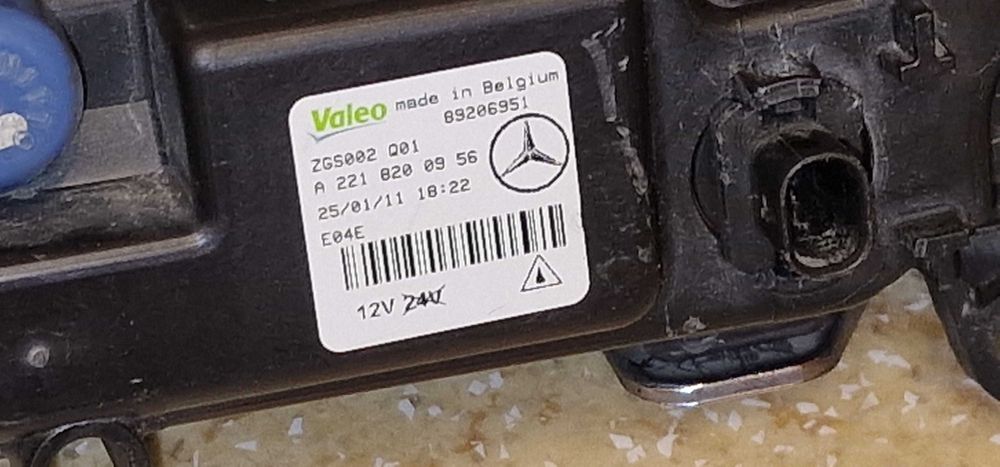 Mercedes S-Class w221 Lumini de zi daylight DRL proiectoare faruri