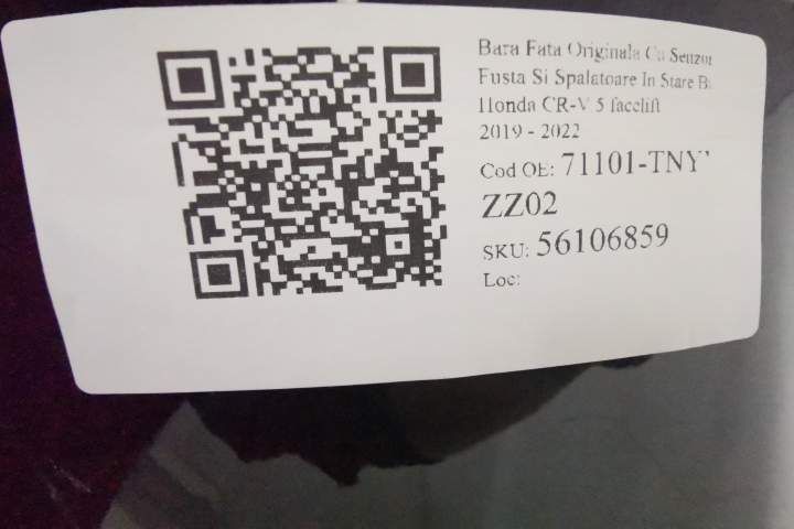 Предна броня Оригинална С Датчици Предна Пола И Миещ Механизъм В Добро