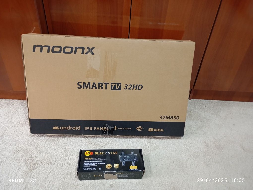 MOONX SMART TV 32 HD android