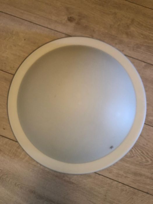 Mid century Peill Putzler lampa plafoniera opalina