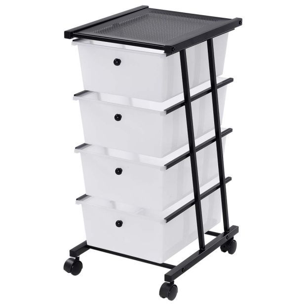 Подвижна етажерка с 4 чекмеджета