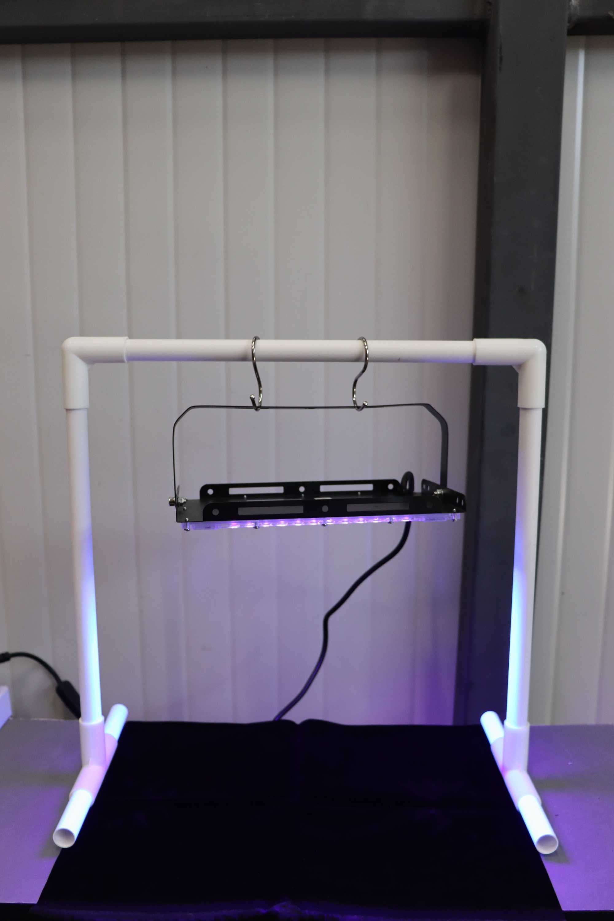 Caydo 50W LED UV лампа за ситопечат със стойка и черен плат