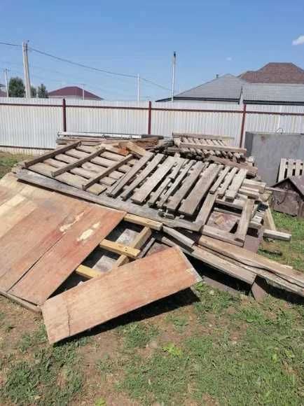 Продам поддоны, фанеру и доски