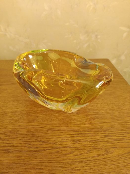 Ваза чешская 1980г ретро