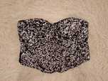 Corset cu paiete, Bershka