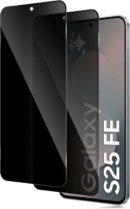 Privacy 5d стъклен протектор за samsung galaxy s25 fe - anti spy