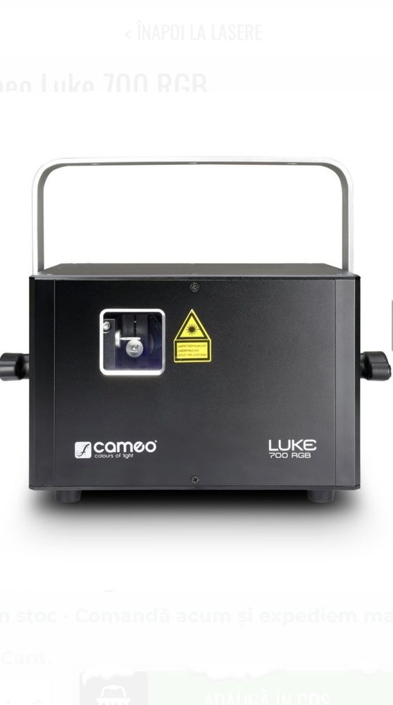 2  bucati Laser Cameo Luke 700 RGB