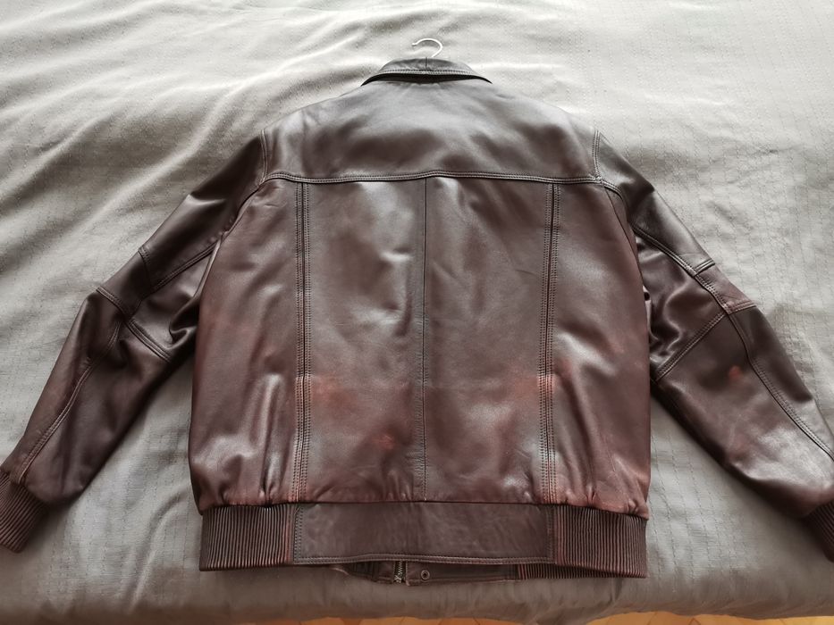 Кожено яке - естествена кожа - телешки бокс