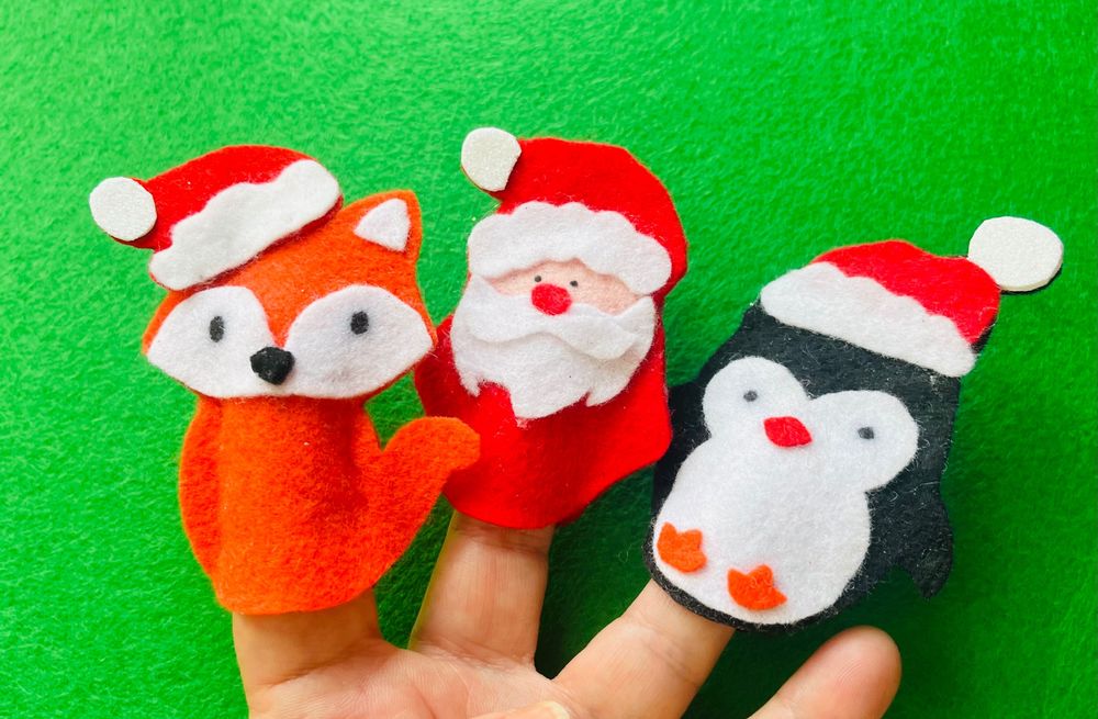 Забавни пръстчета за игра- супер герои, Мечо Пух, животни