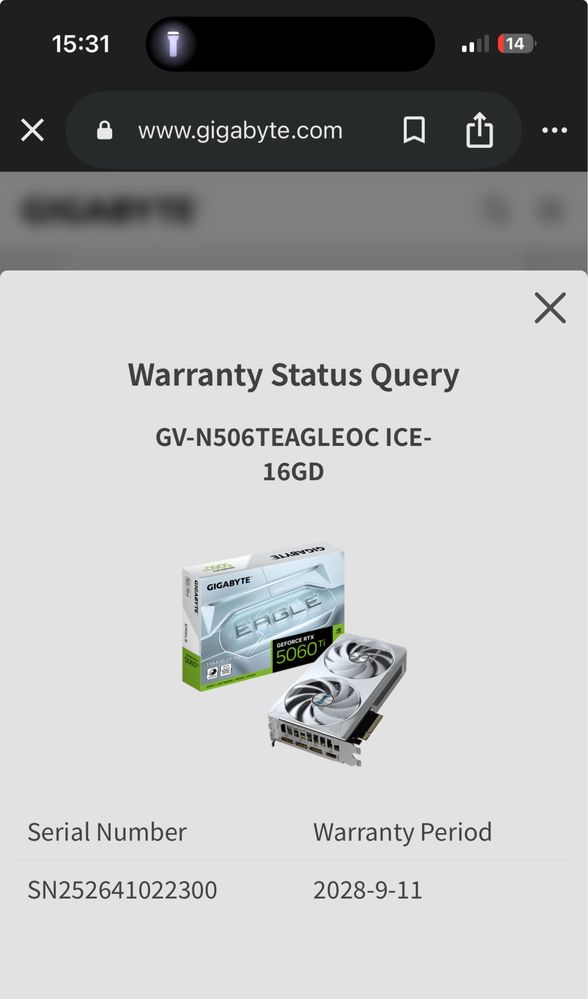 Gigabyte Geforce Rtx 5060 TI Eagle OC ICE 16G