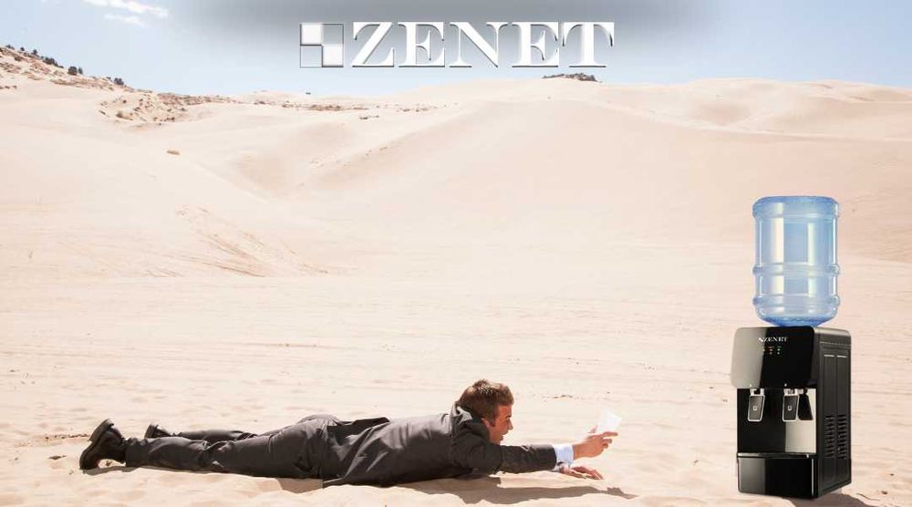 Настолен диспенсър за топла и студена вода ZENET ZET-312- ЧЕРЕН